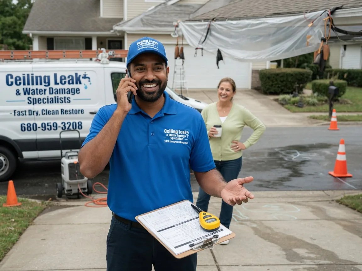 Ceiling Leak Cleanup Diamondville, WY FAQs